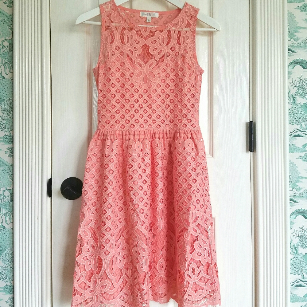 A line lace dress